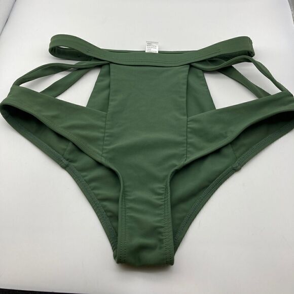 Bfyne Swim Bikini Bottom Size L Green Color - Picture 3 of 9